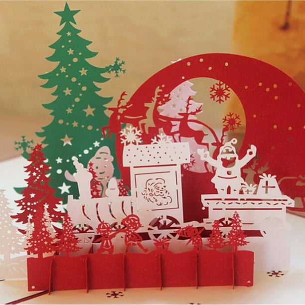 Handmade 3D Christmas stocking card personalised for men/women/ boys/girls